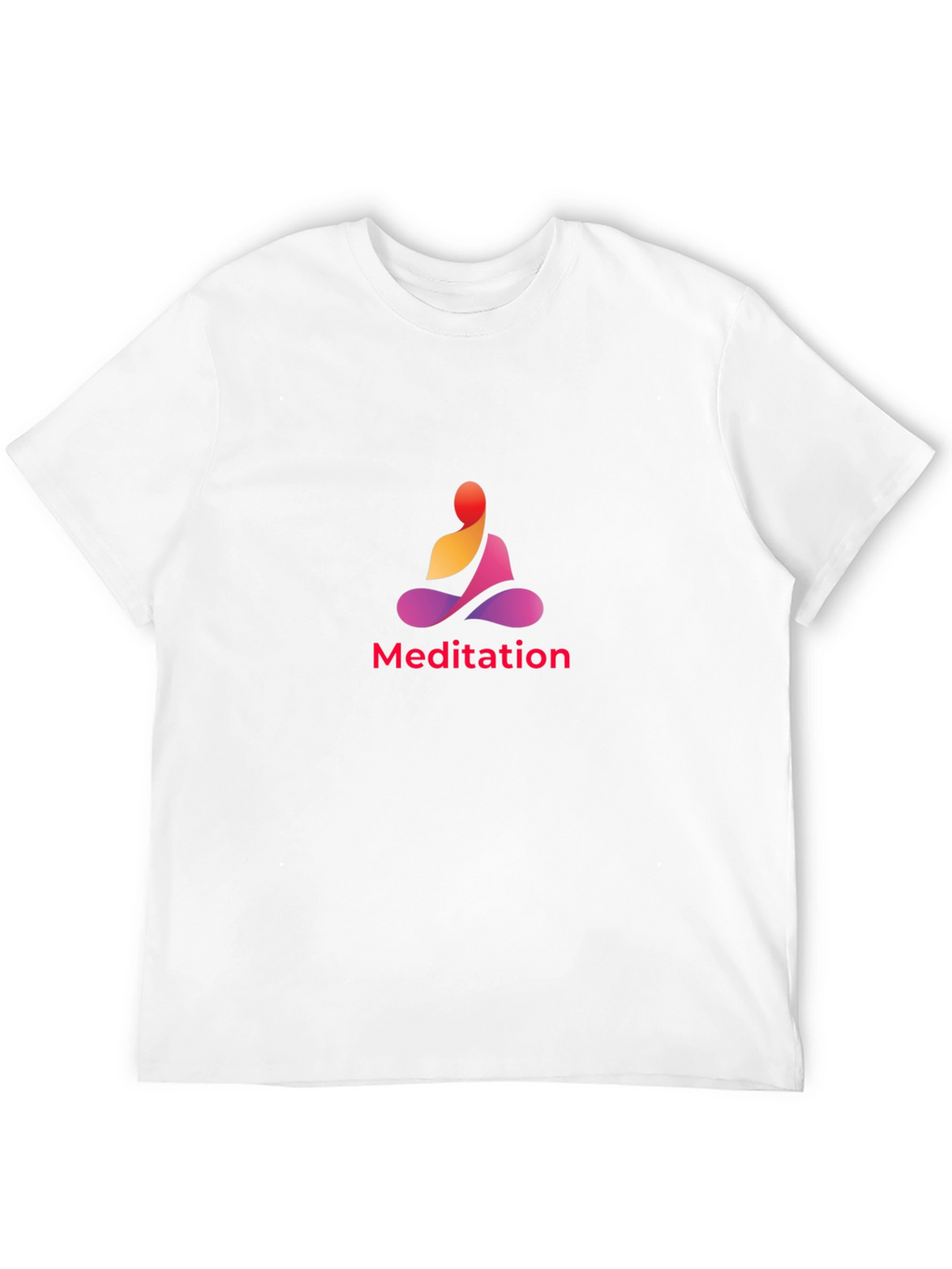 Meditation Graphic Black T-Shirt