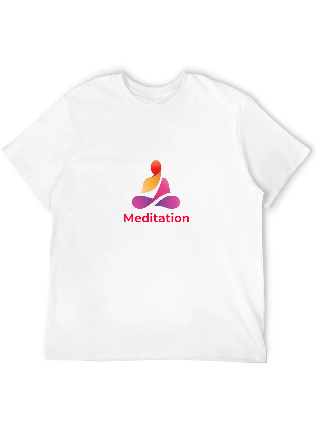 Meditation Graphic Black T-Shirt