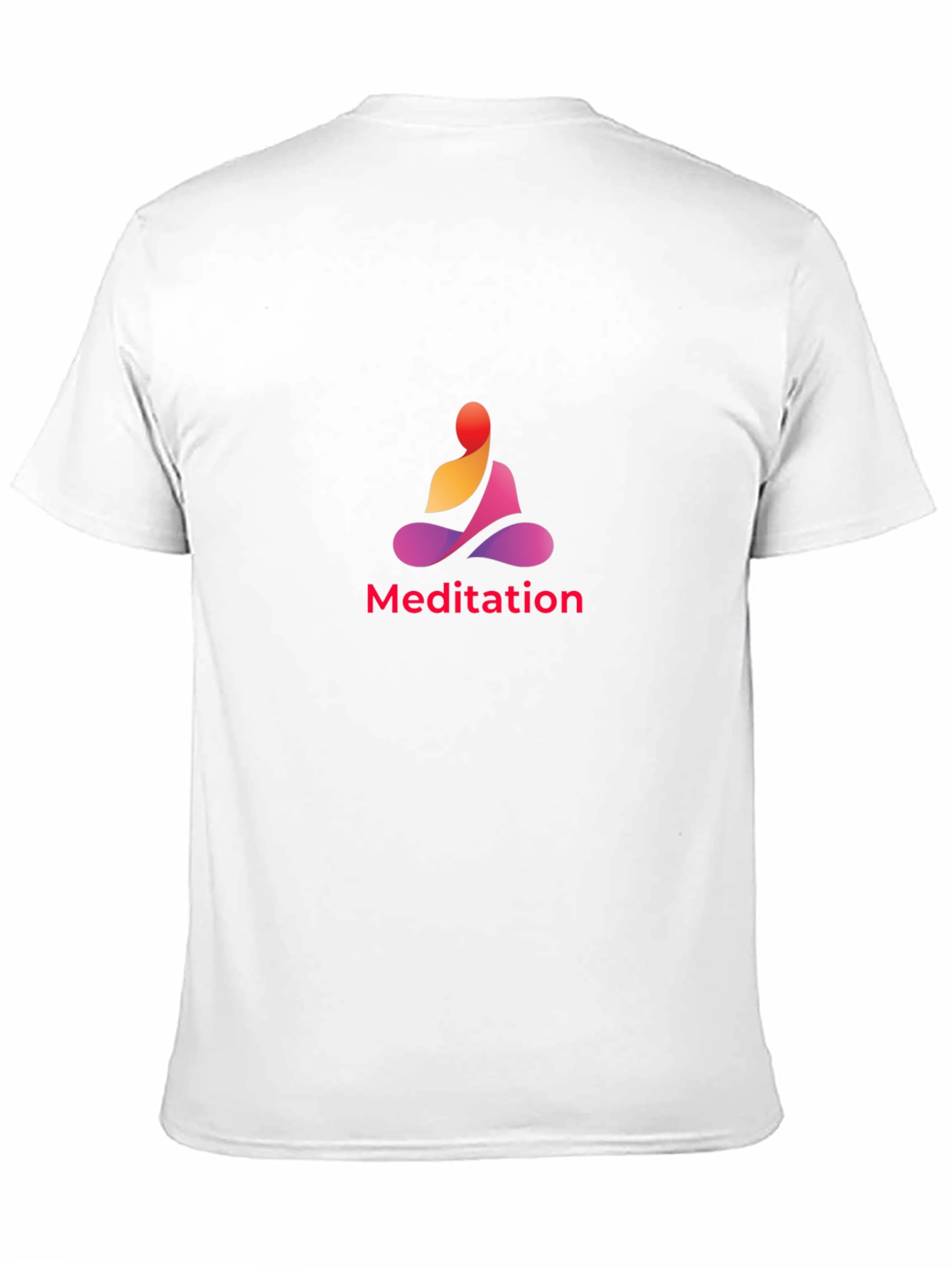 Meditation Graphic Black T-Shirt