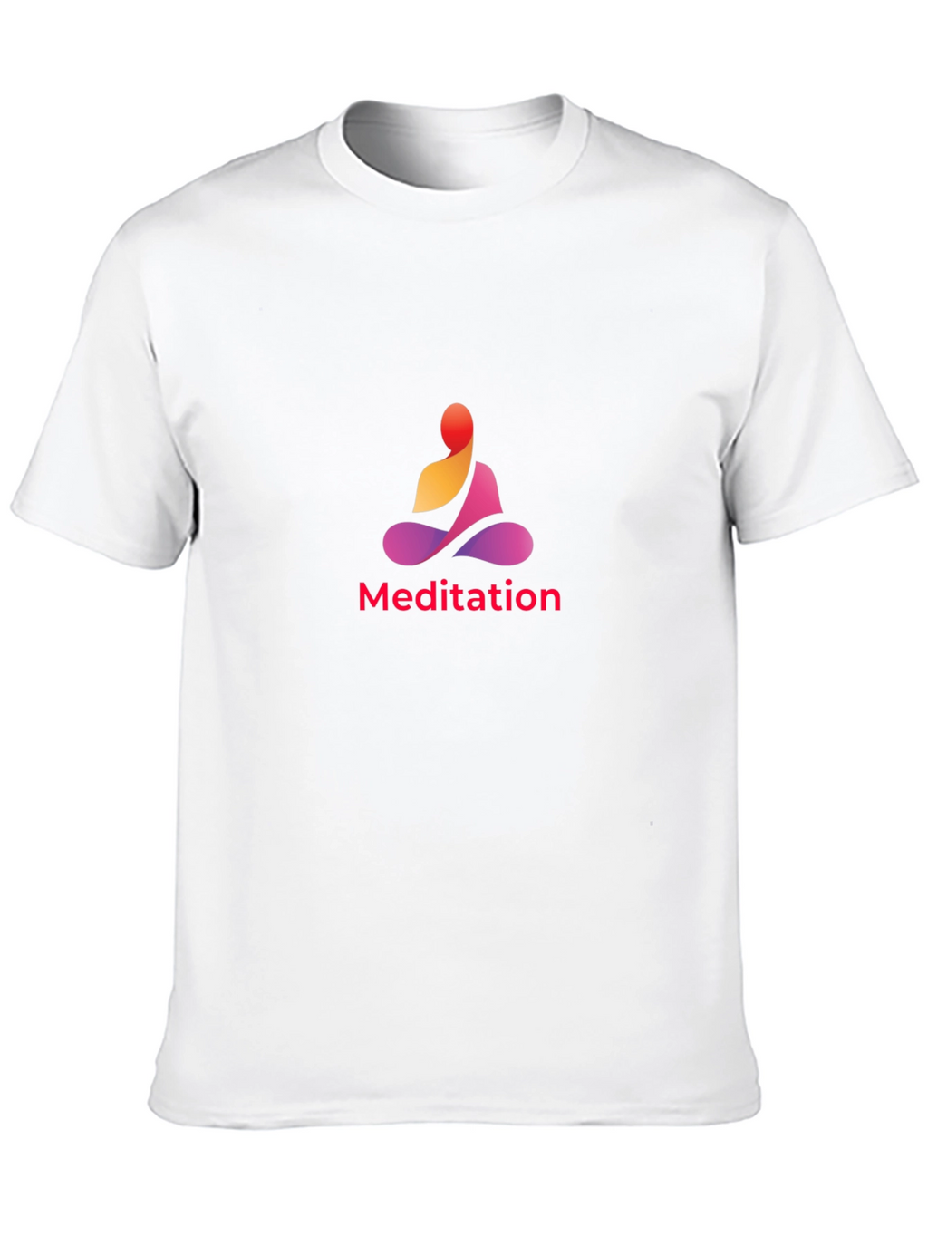 Meditation Graphic Black T-Shirt