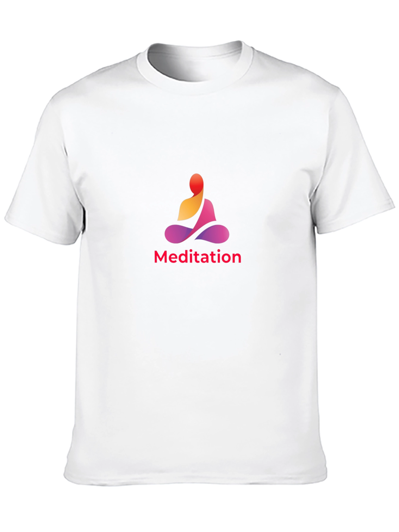 Meditation Graphic Black T-Shirt