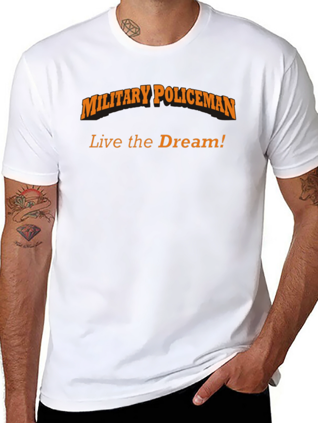 Military Policeman T-Shirt - Live the Dream