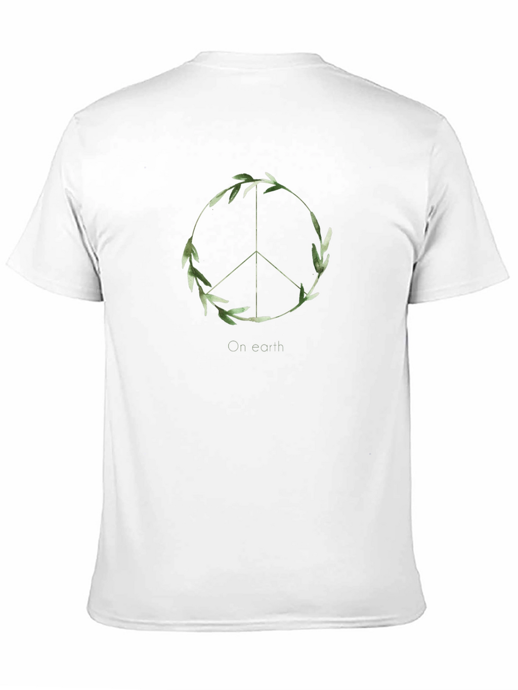 Peace On Earth Graphic Tee - Black