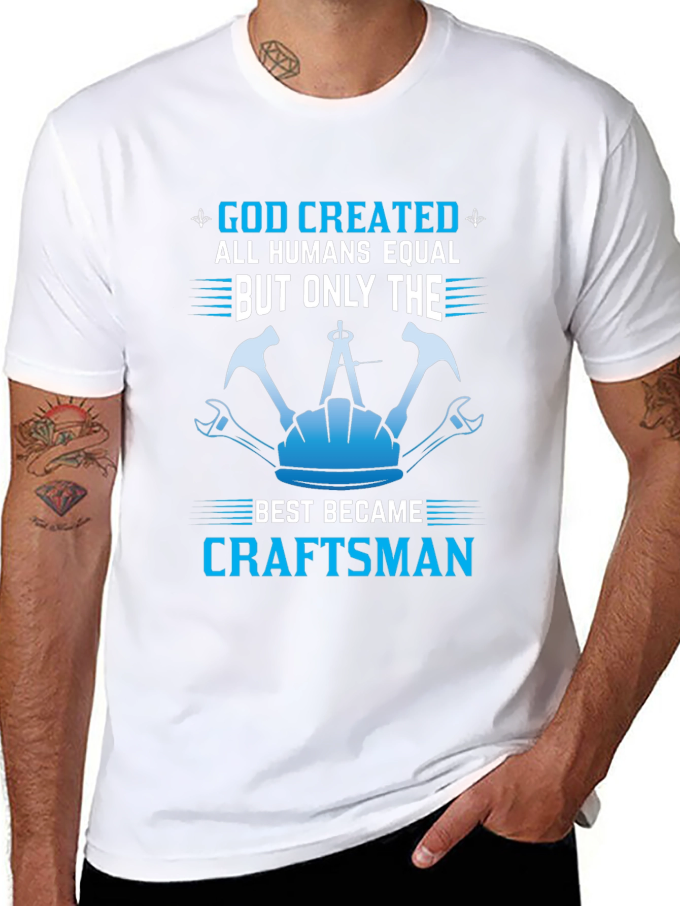 Craftsman T-Shirt - God Created Craftsman