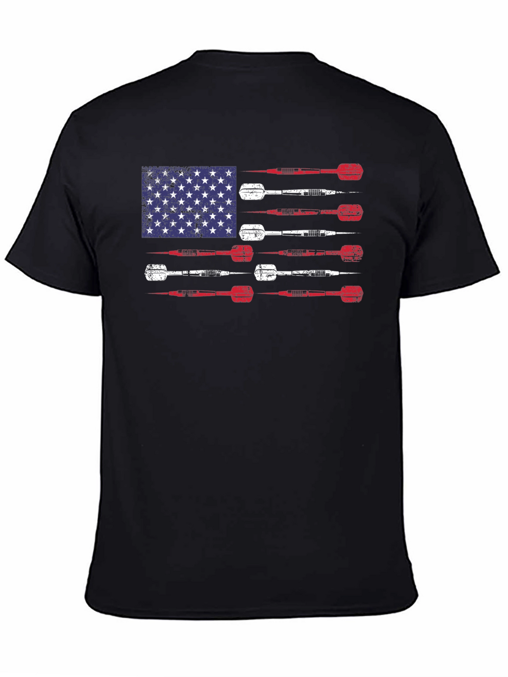 American Flag Darts T-Shirt - Patriotic Design