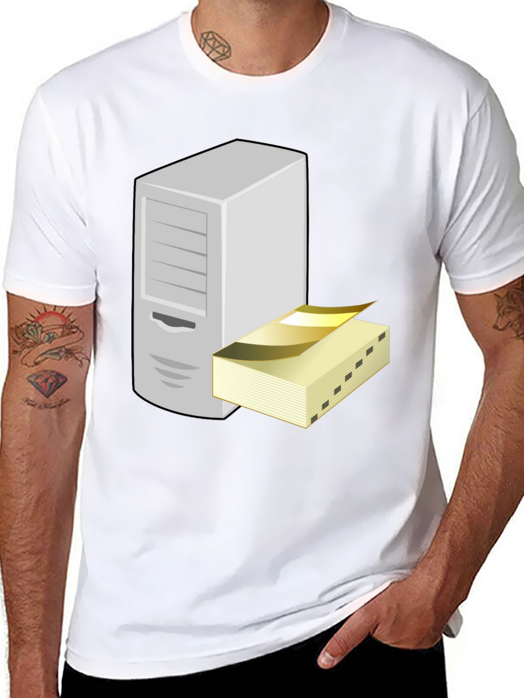 Server Stack T-Shirt - Geek Data Humor Tee