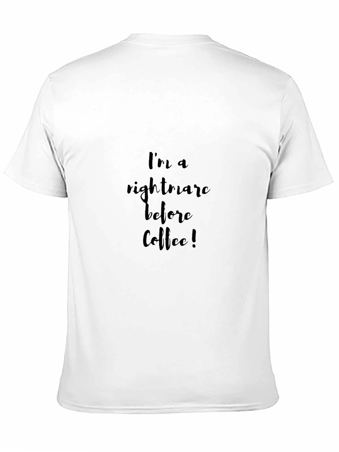 Nightmare Before Coffee Black T-Shirt