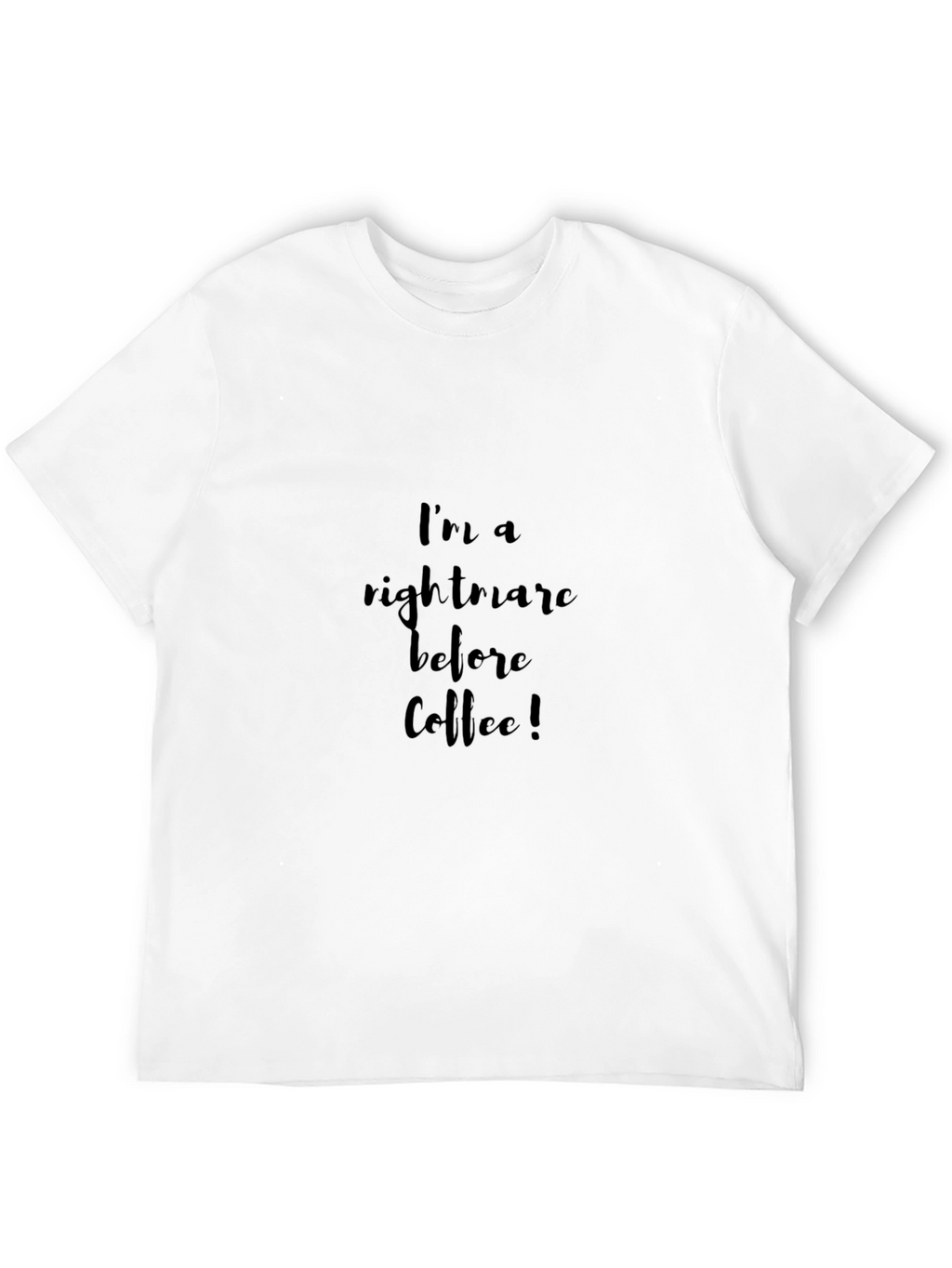 Nightmare Before Coffee Black T-Shirt