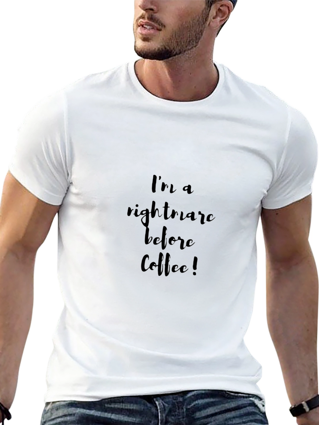 Nightmare Before Coffee Black T-Shirt