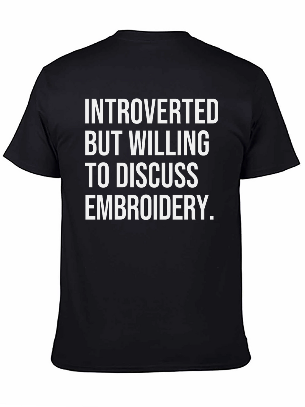 Introverted Embroidery T-Shirt