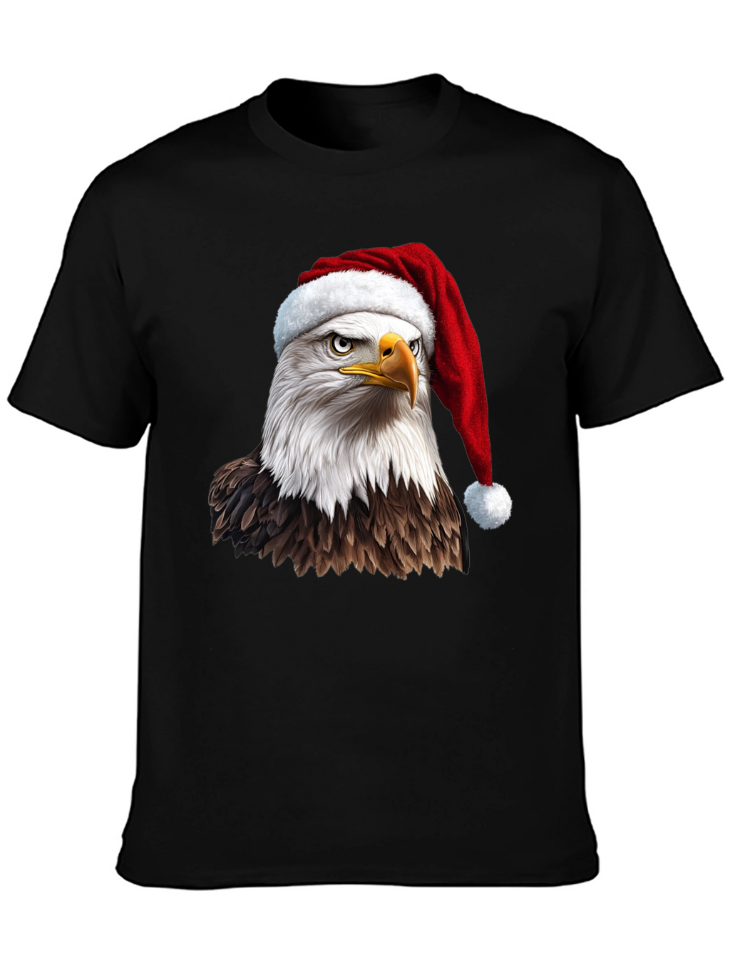 Eagle Santa Hat Graphic Tee