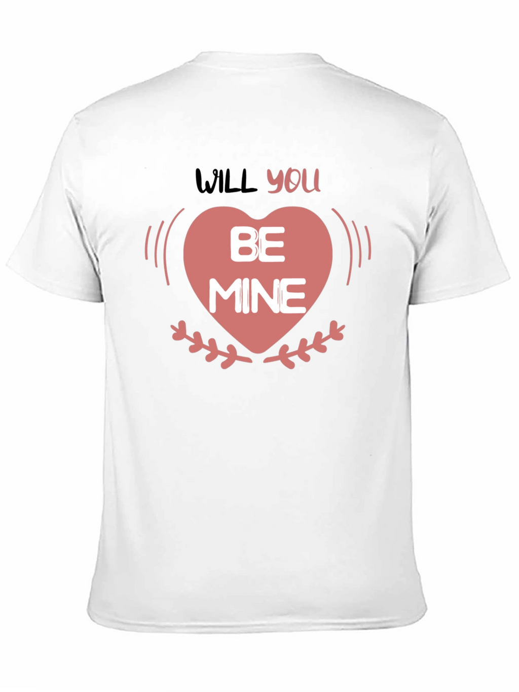 Will You Be Mine Valentines Day Heart T-Shirt