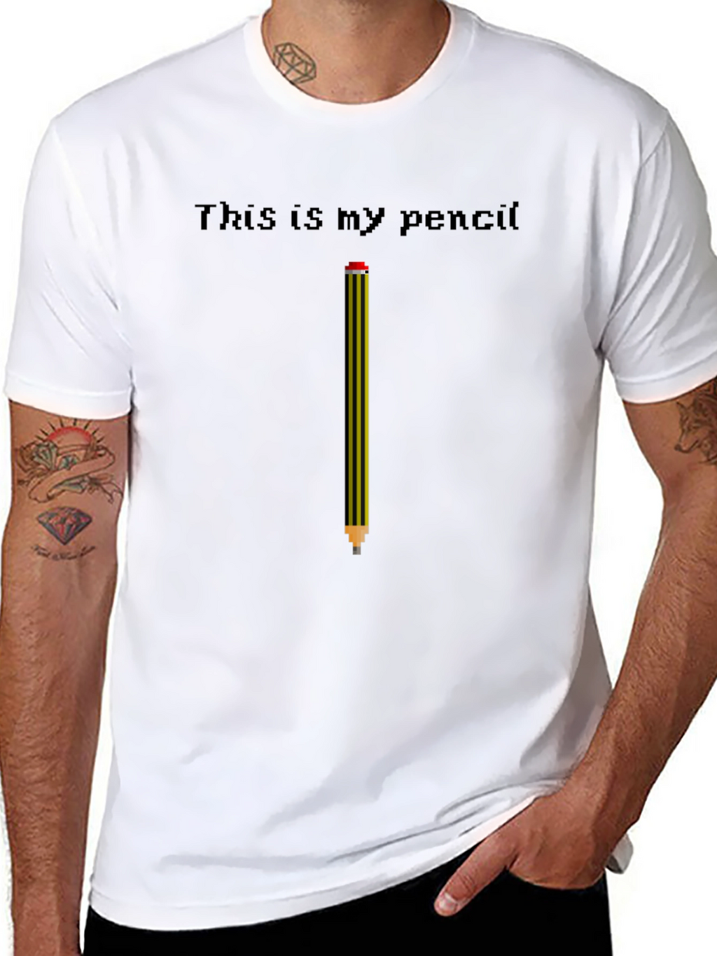 This is My Pencil T-Shirt - Fun Graphic Tee