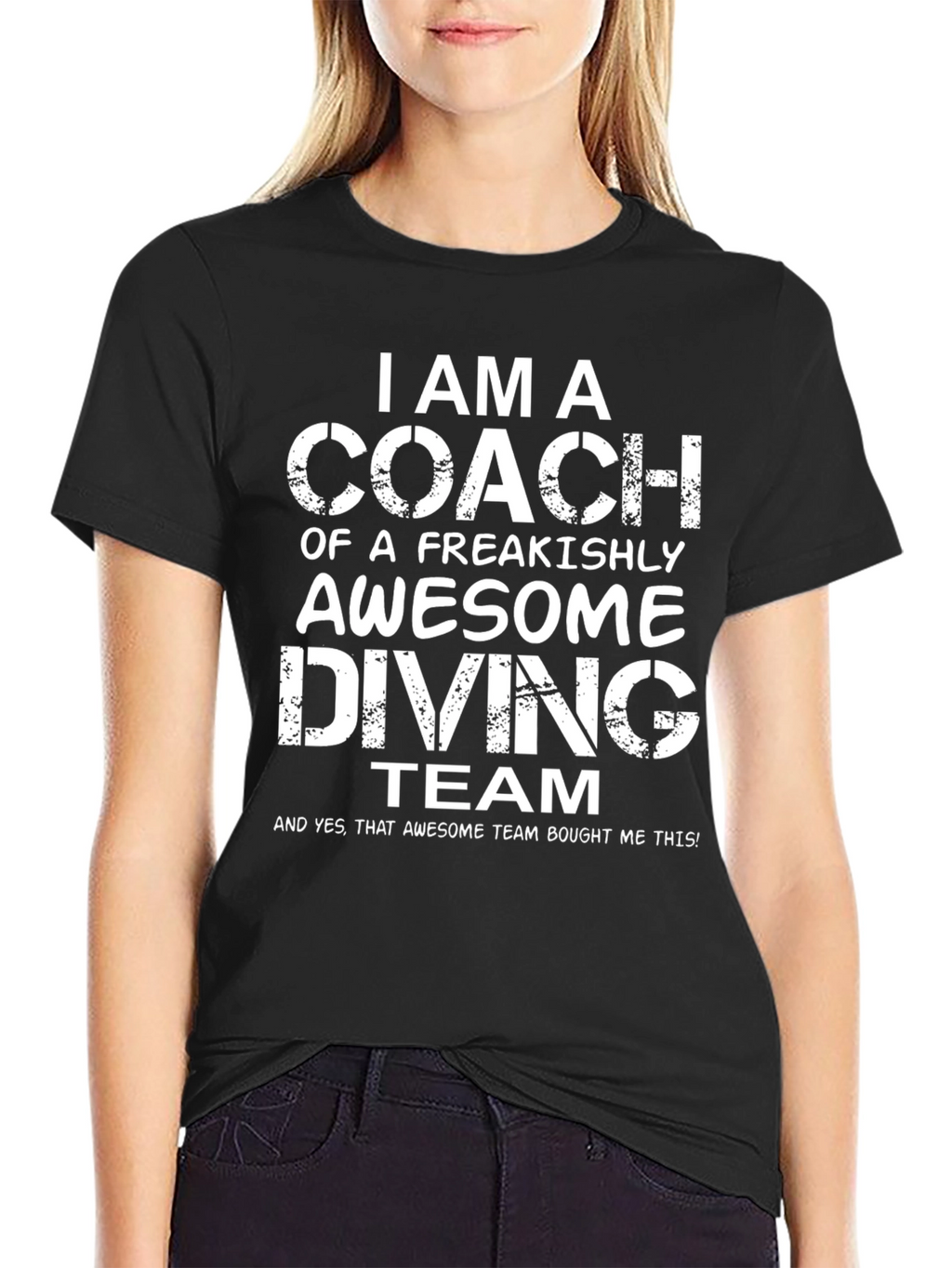 Awesome Diving Coach T-Shirt - Novelty Gift