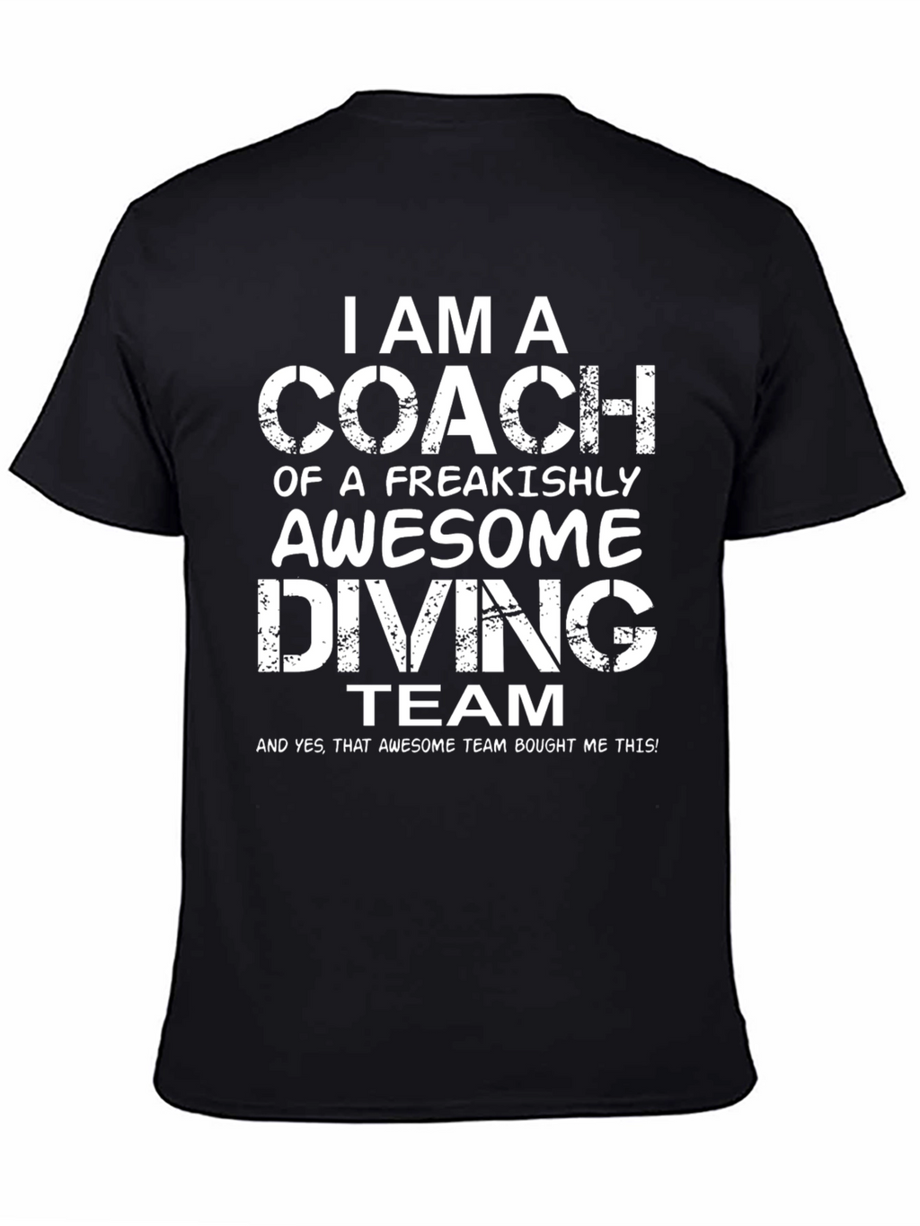 Awesome Diving Coach T-Shirt - Novelty Gift