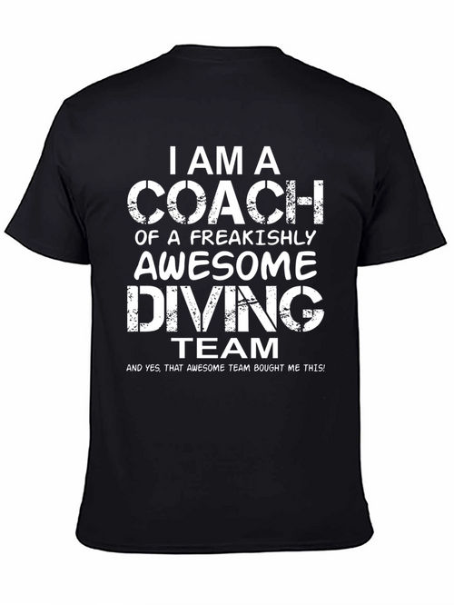 Awesome Diving Coach T-Shirt - Novelty Gift