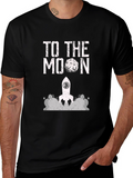Bitcoin To The Moon Graphic Tee