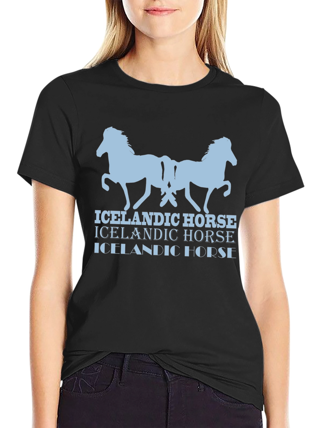 Icelandic Horse Graphic T-Shirt