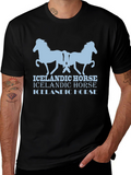 Icelandic Horse Graphic T-Shirt