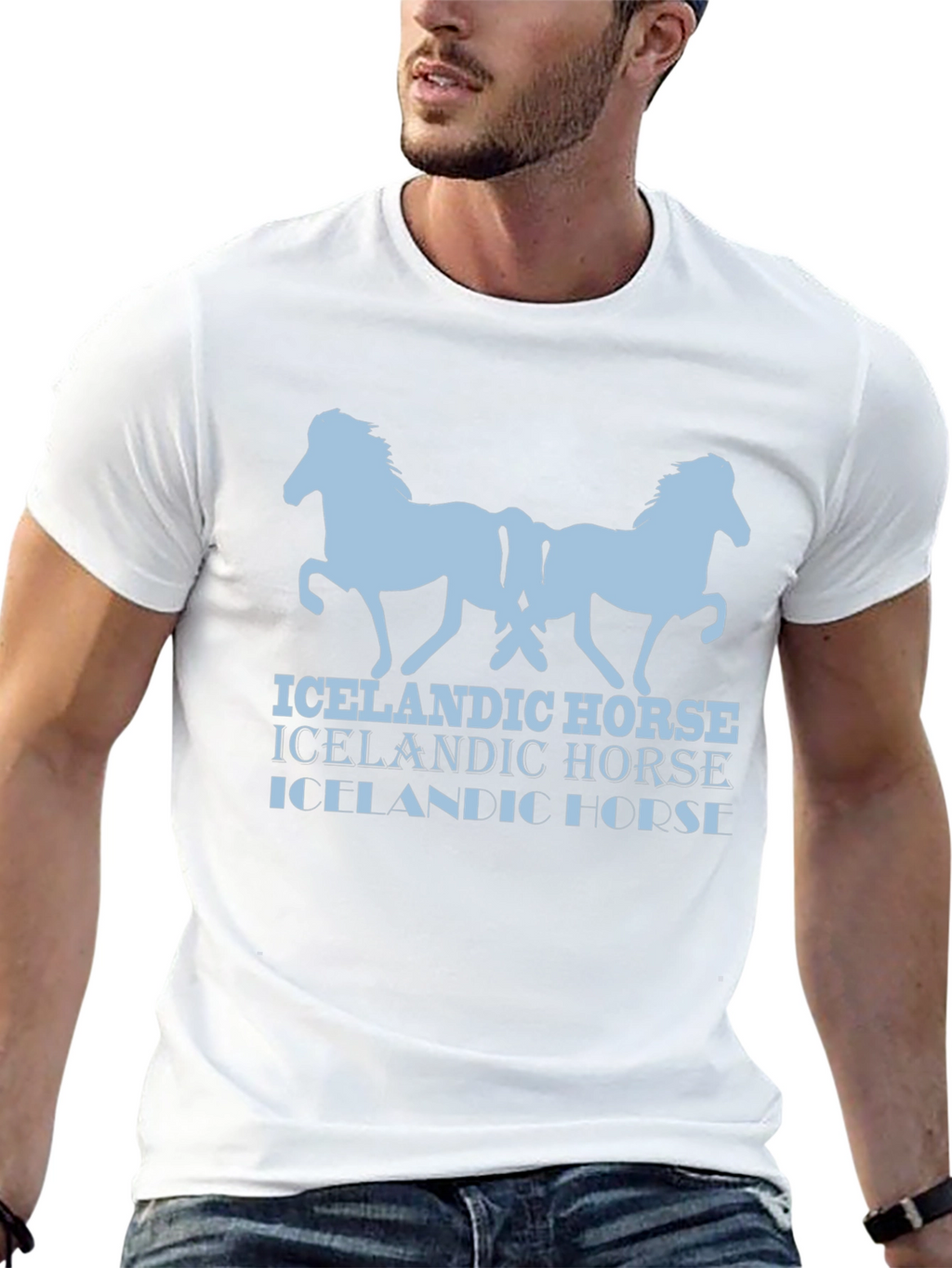 Icelandic Horse Graphic T-Shirt