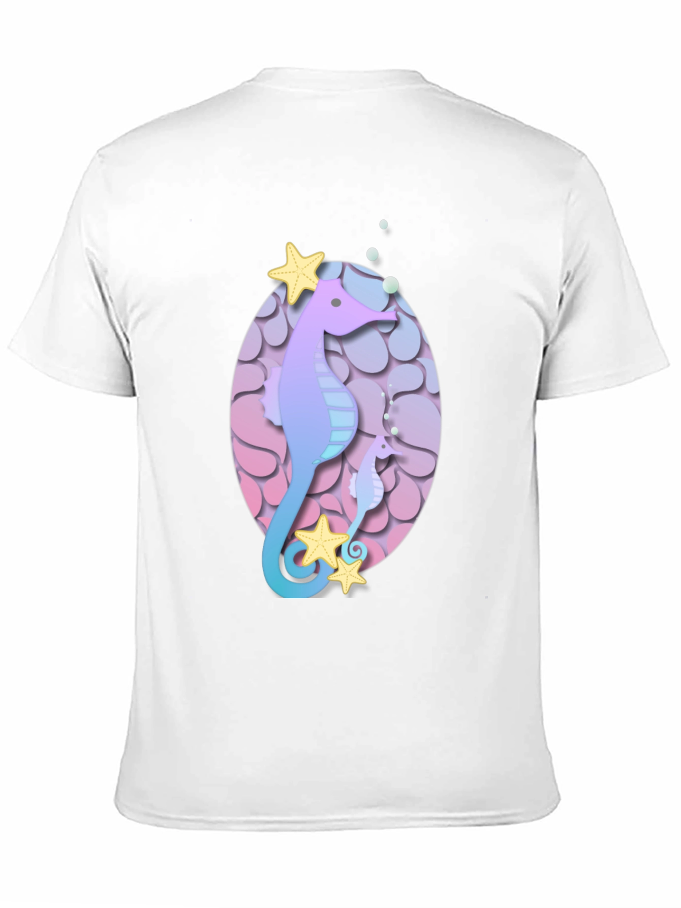 Seahorse Starfish Graphic Tee