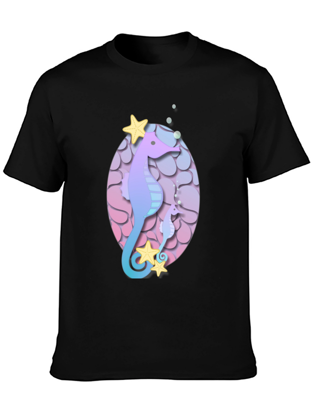 Seahorse Starfish Graphic Tee