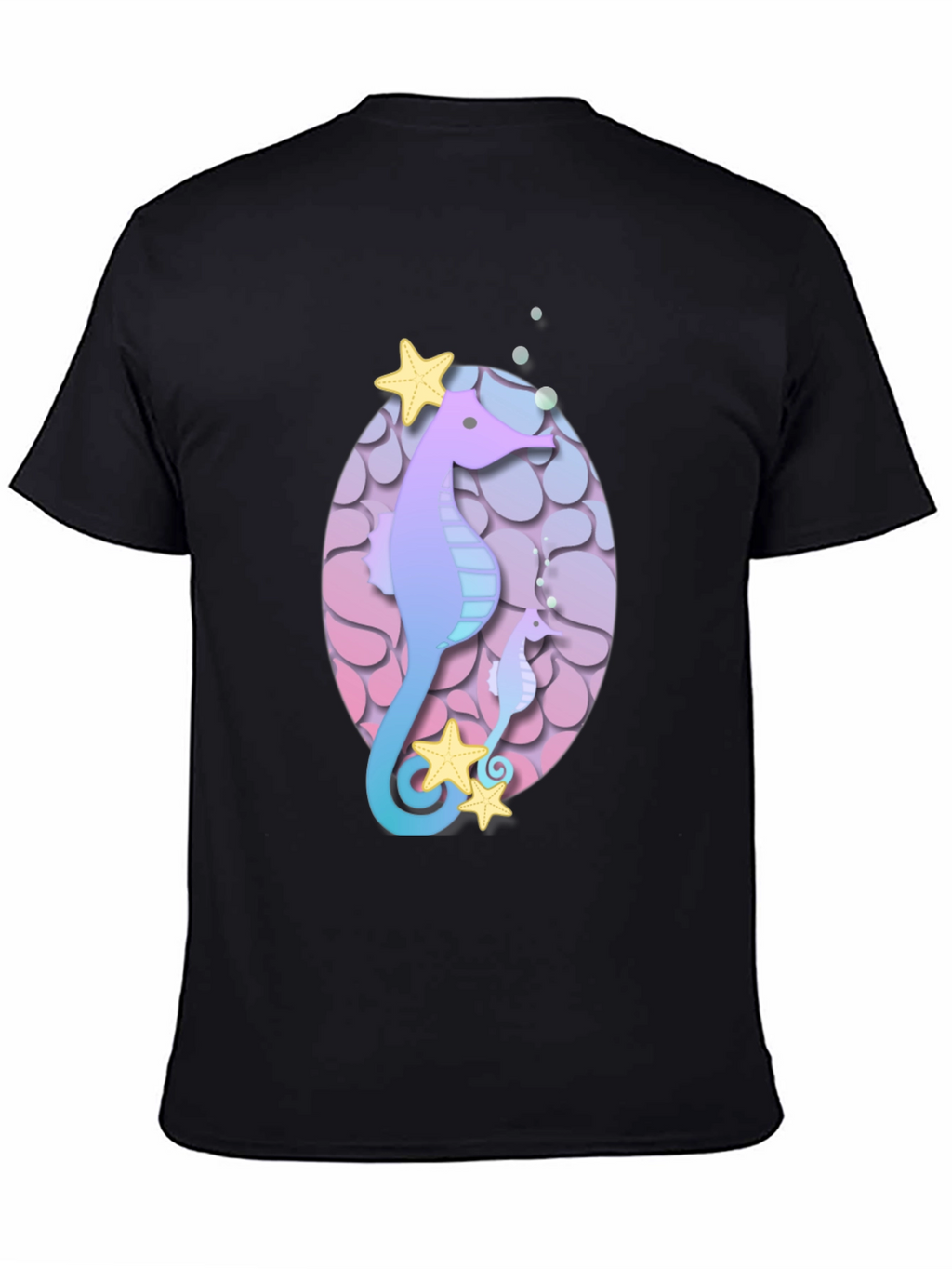 Seahorse Starfish Graphic Tee