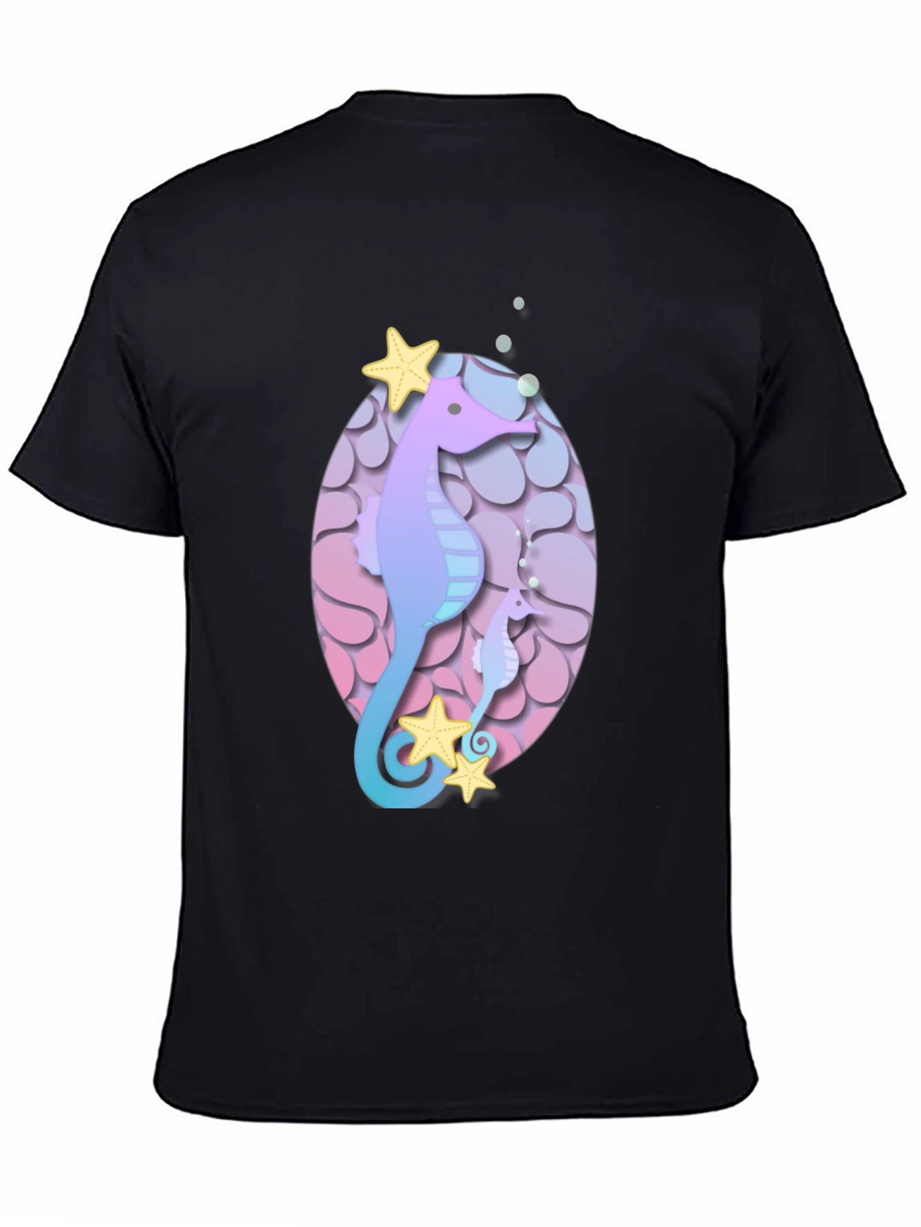 Seahorse Starfish Graphic Tee