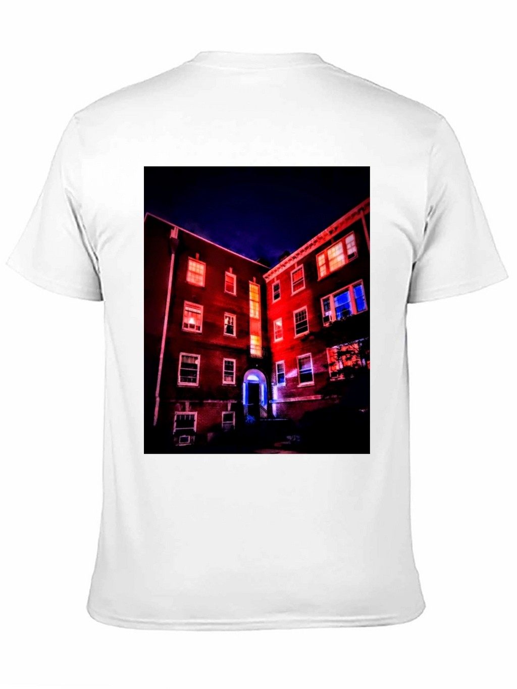 Illuminated Building Graphic Tee