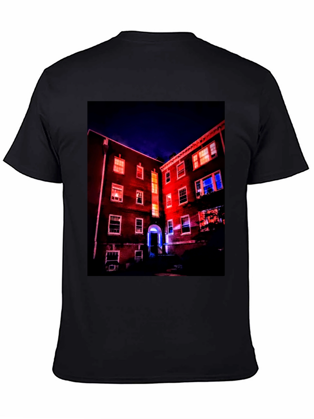 Illuminated Building Graphic Tee