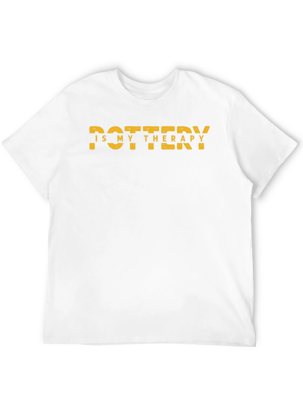 Pottery Is My Therapy Black T-Shirt