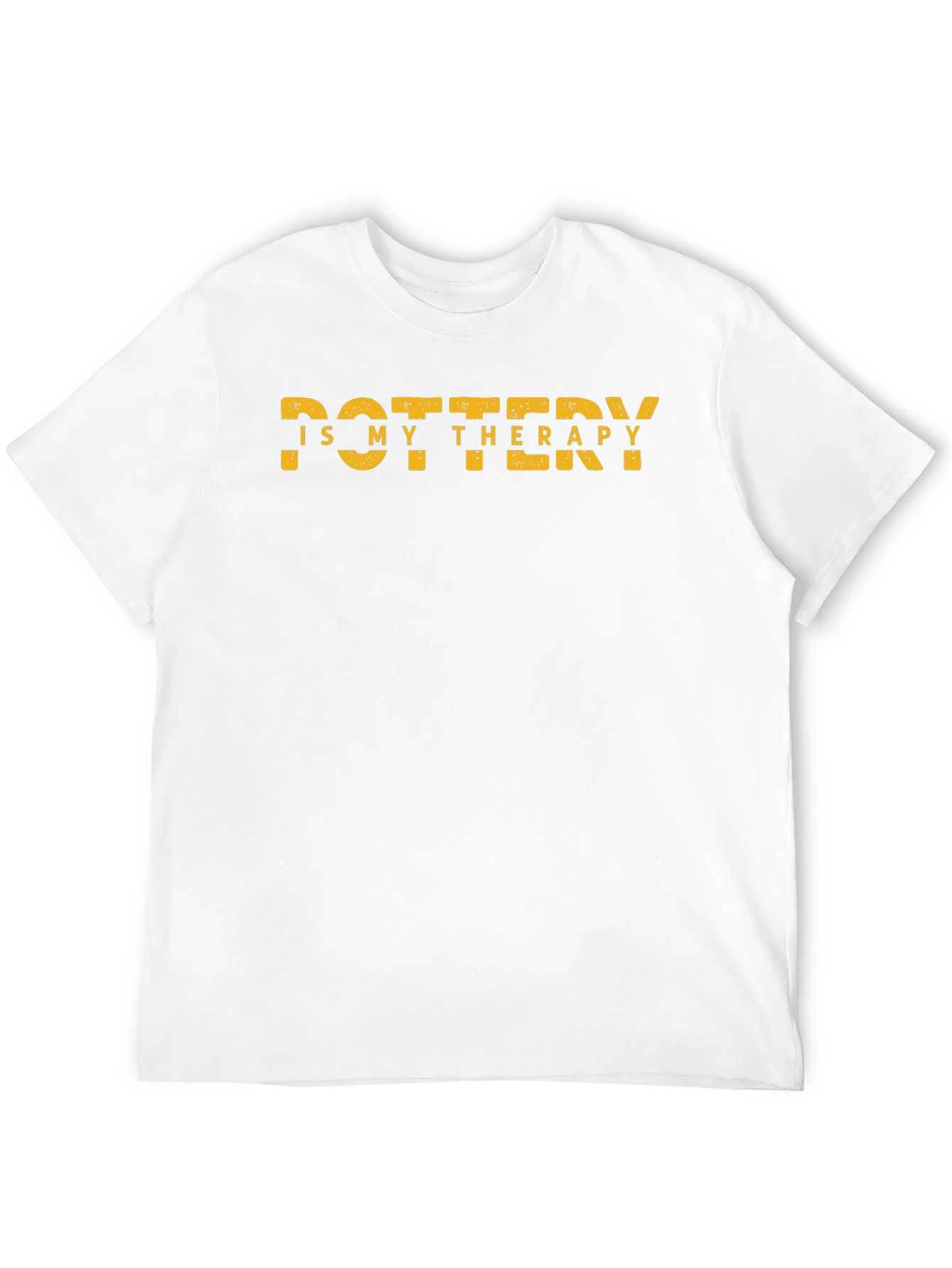 Pottery Is My Therapy Black T-Shirt