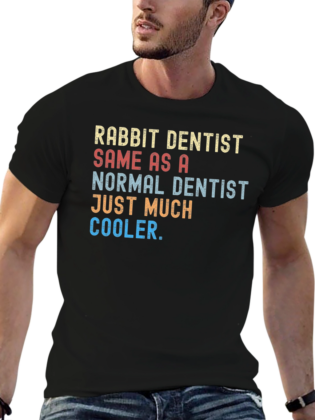 Rabbit Dentist Funny T-Shirt