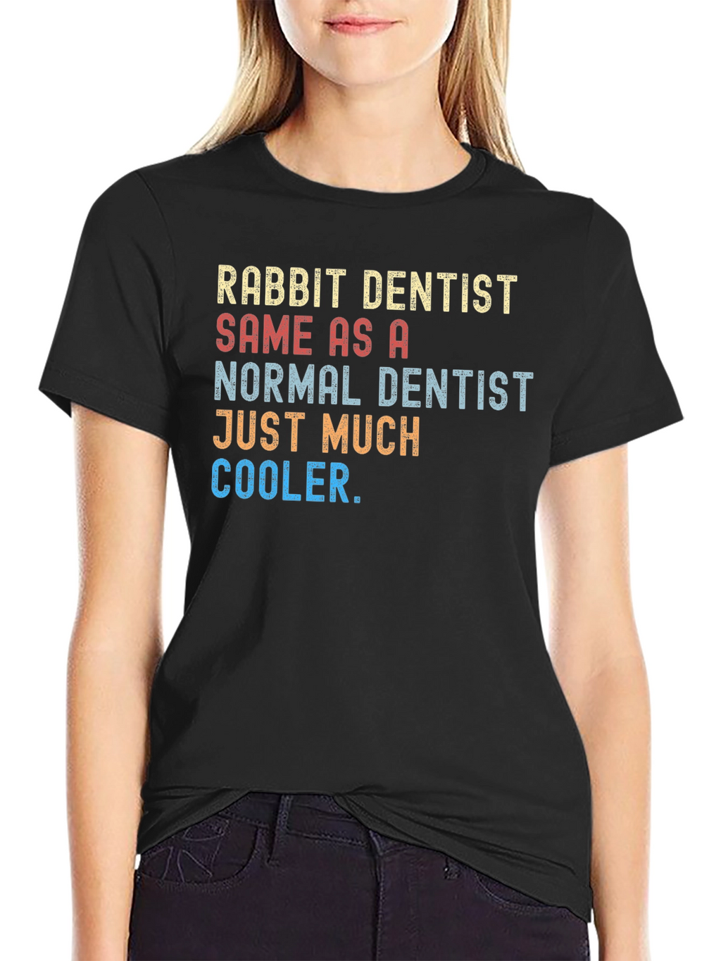 Rabbit Dentist Funny T-Shirt