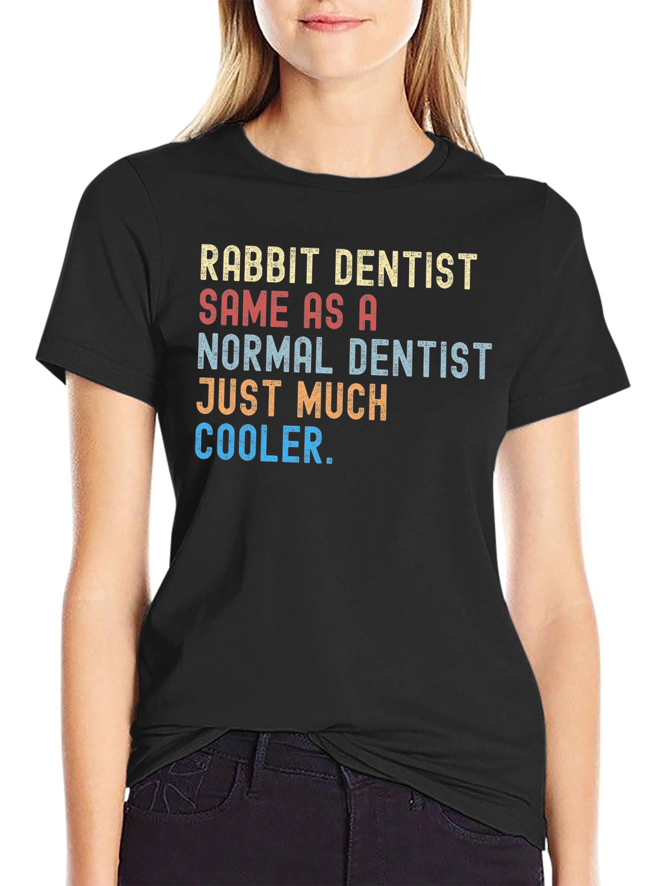 Rabbit Dentist Funny T-Shirt