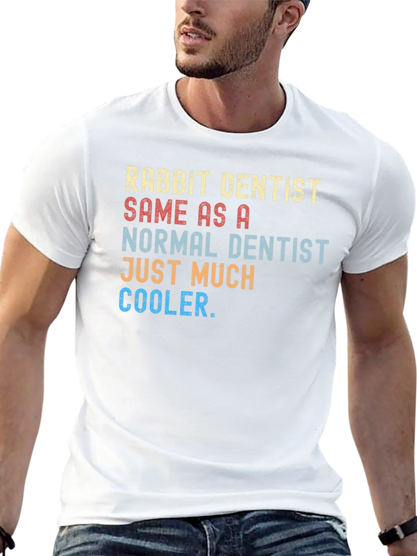 Rabbit Dentist Funny T-Shirt