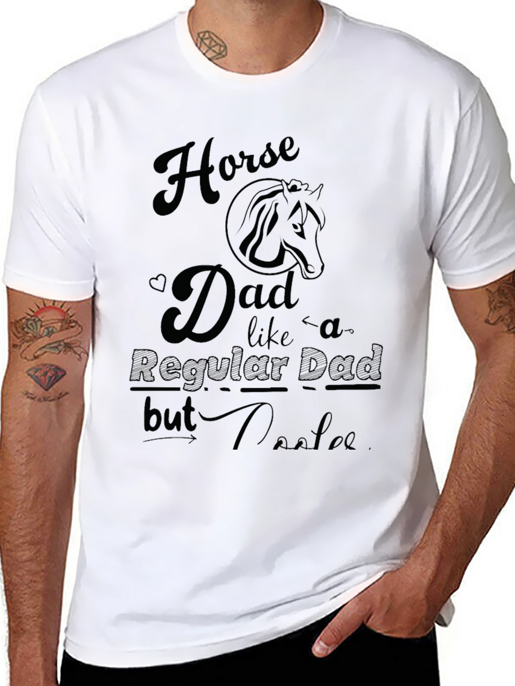 Horse Dad T-Shirt - Regular Dad But Cooler!