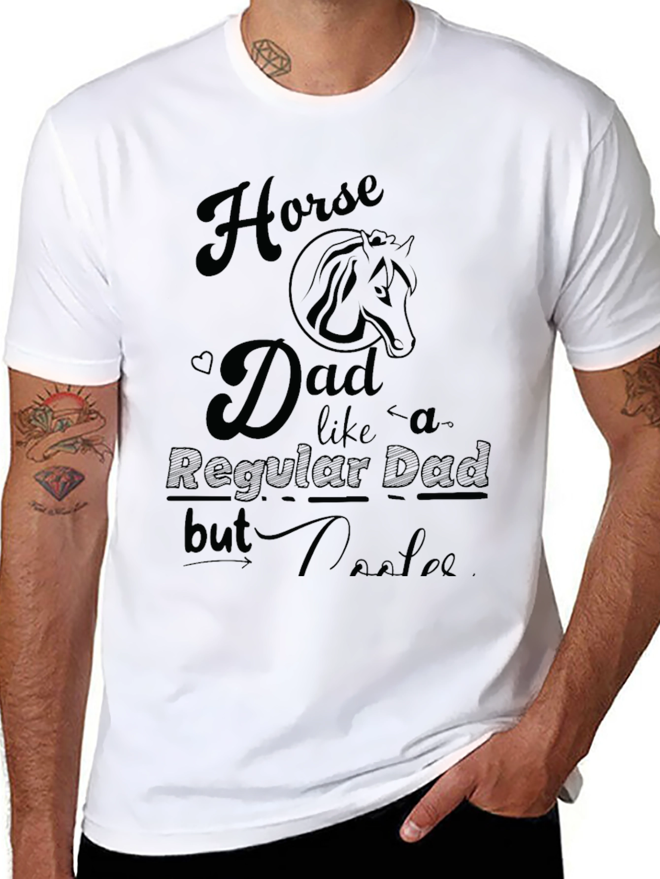 Horse Dad T-Shirt - Regular Dad But Cooler!