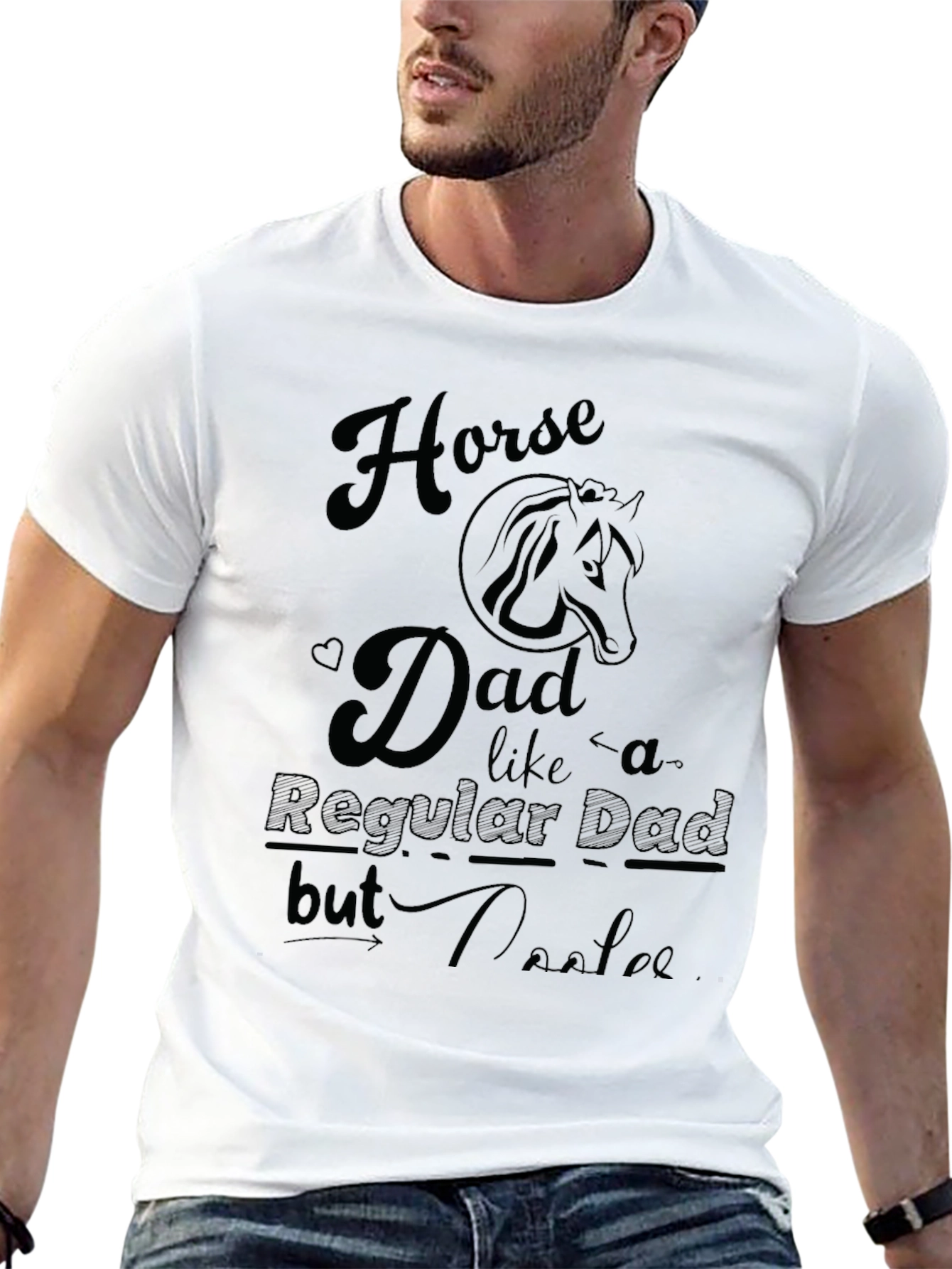 Horse Dad T-Shirt - Regular Dad But Cooler!