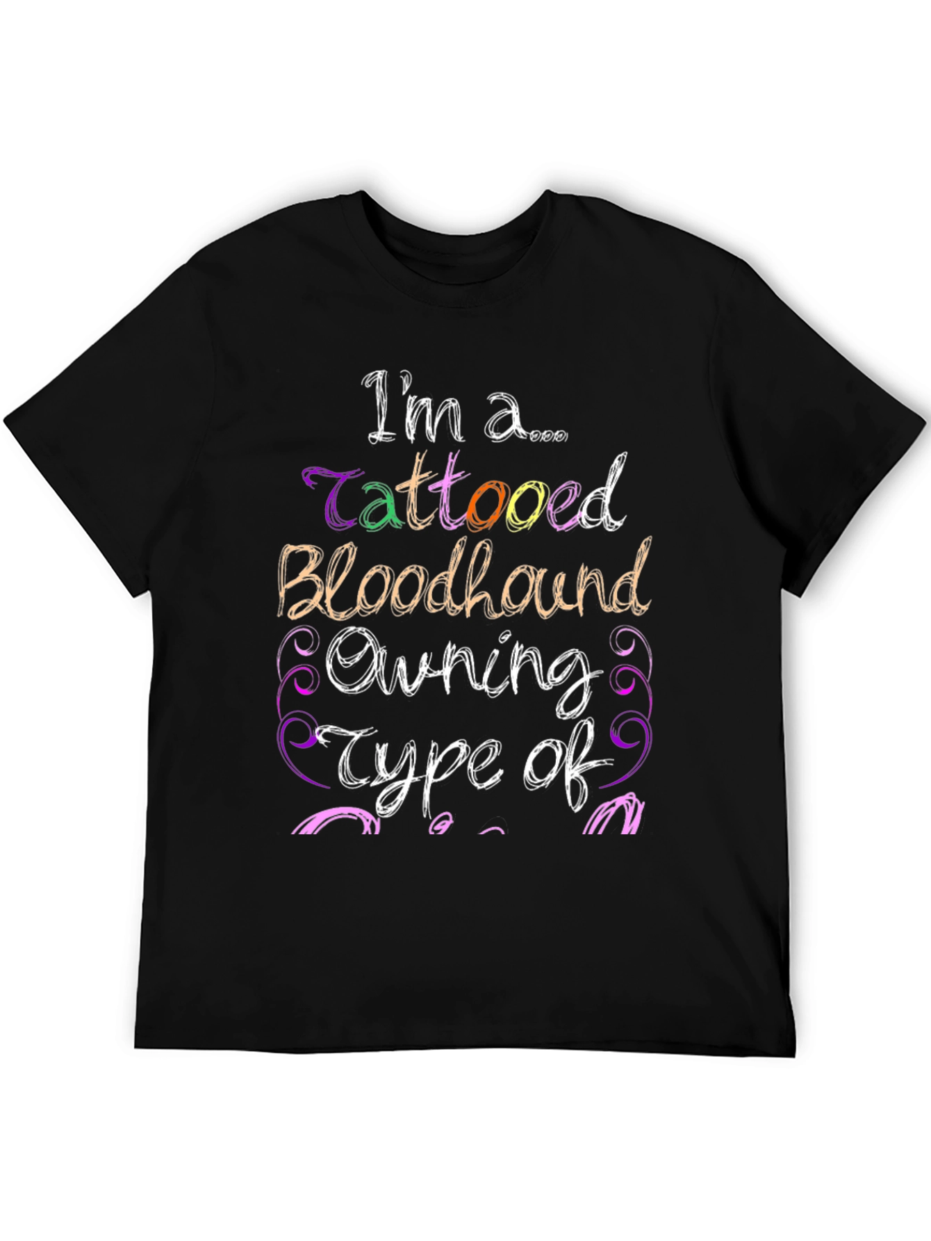Tattooed Bloodhound Owner T-Shirt