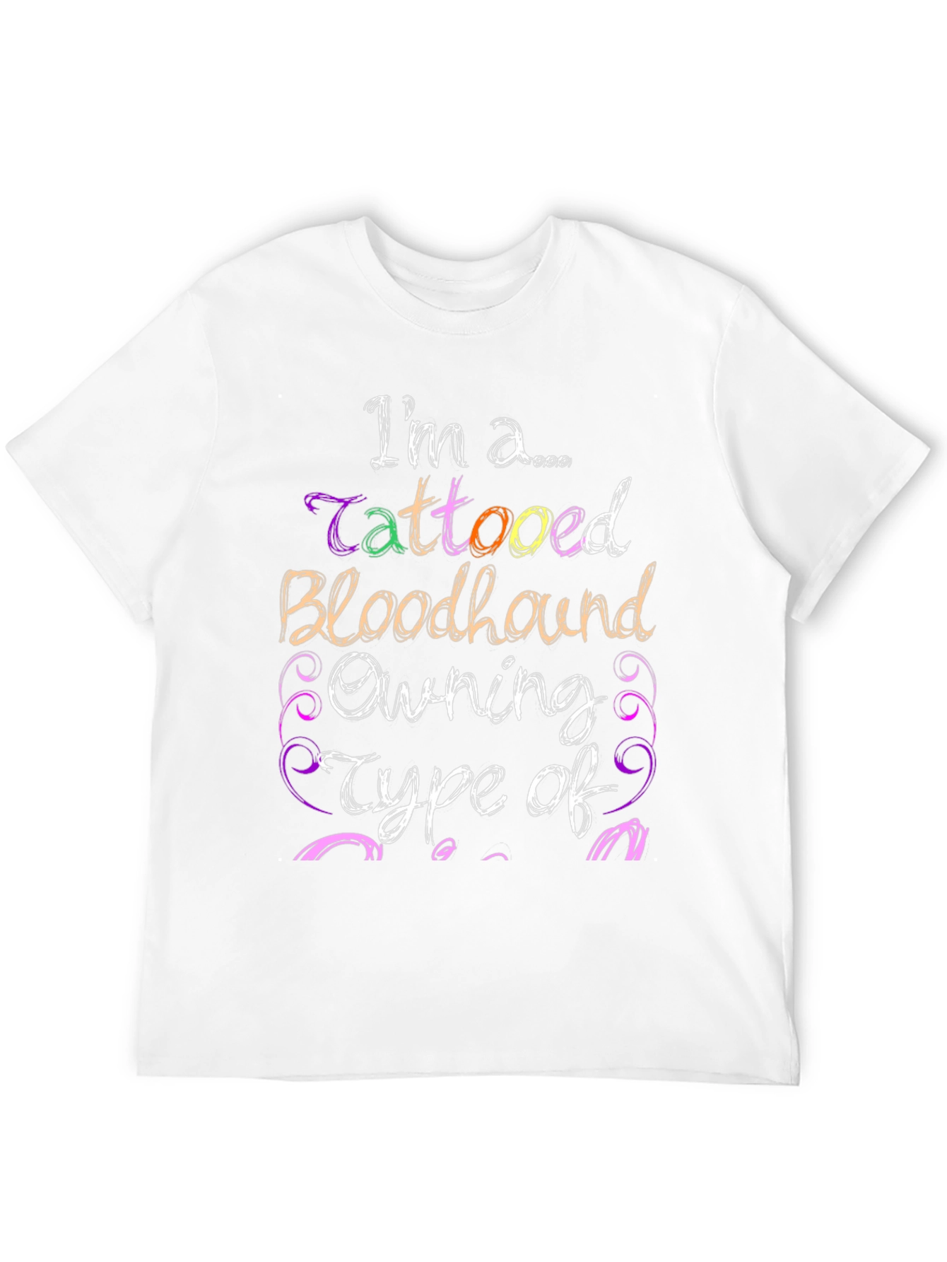 Tattooed Bloodhound Owner T-Shirt