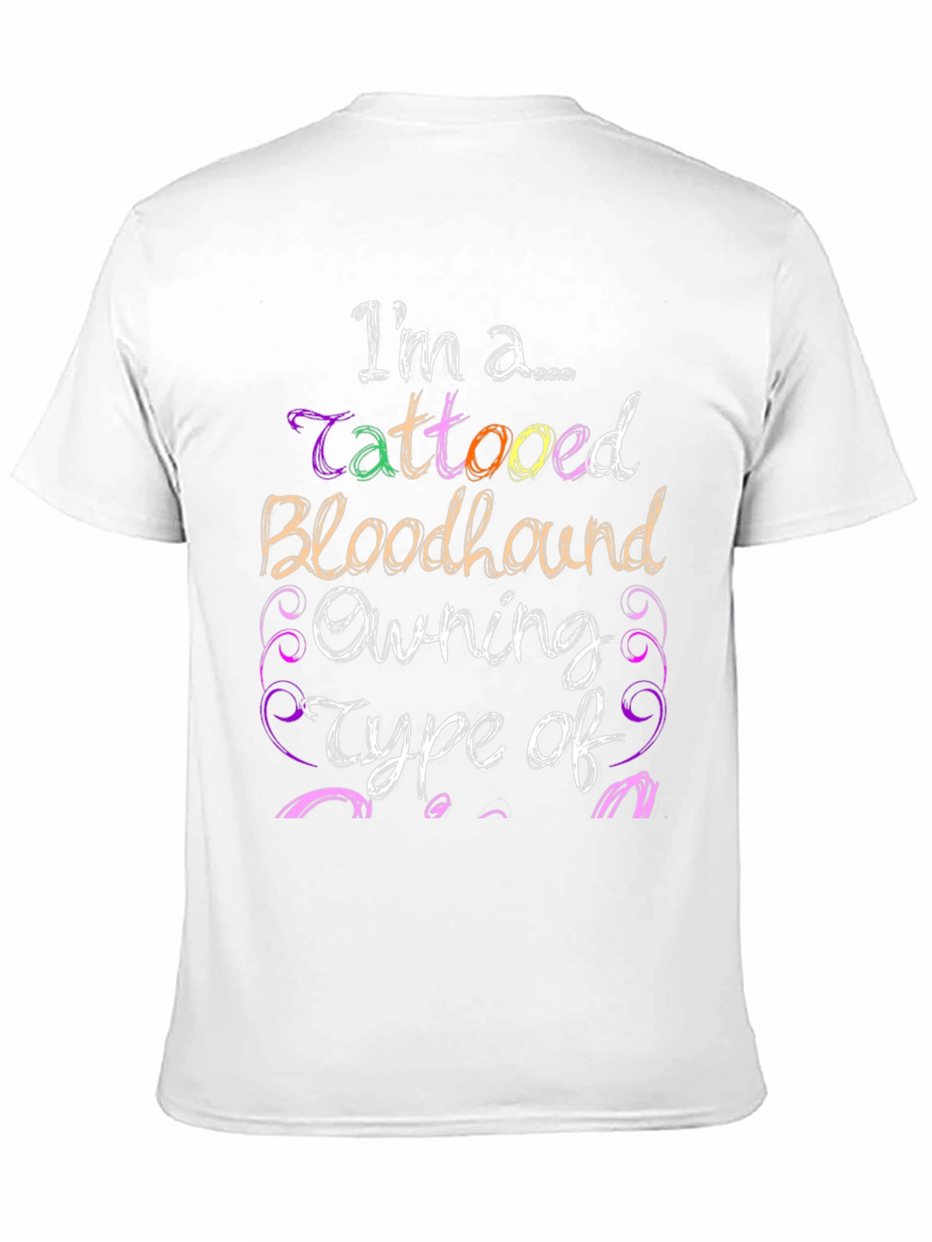 Tattooed Bloodhound Owner T-Shirt