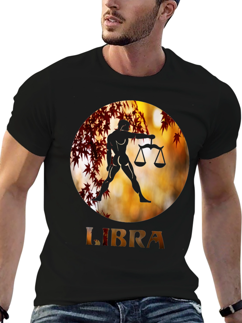 Libra Zodiac Graphic Tee - Stylish Astrology Shirt