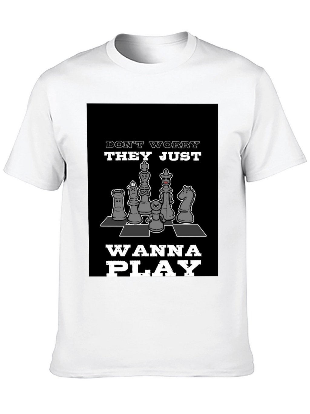 Chess Piece Playful Graphic T-Shirt