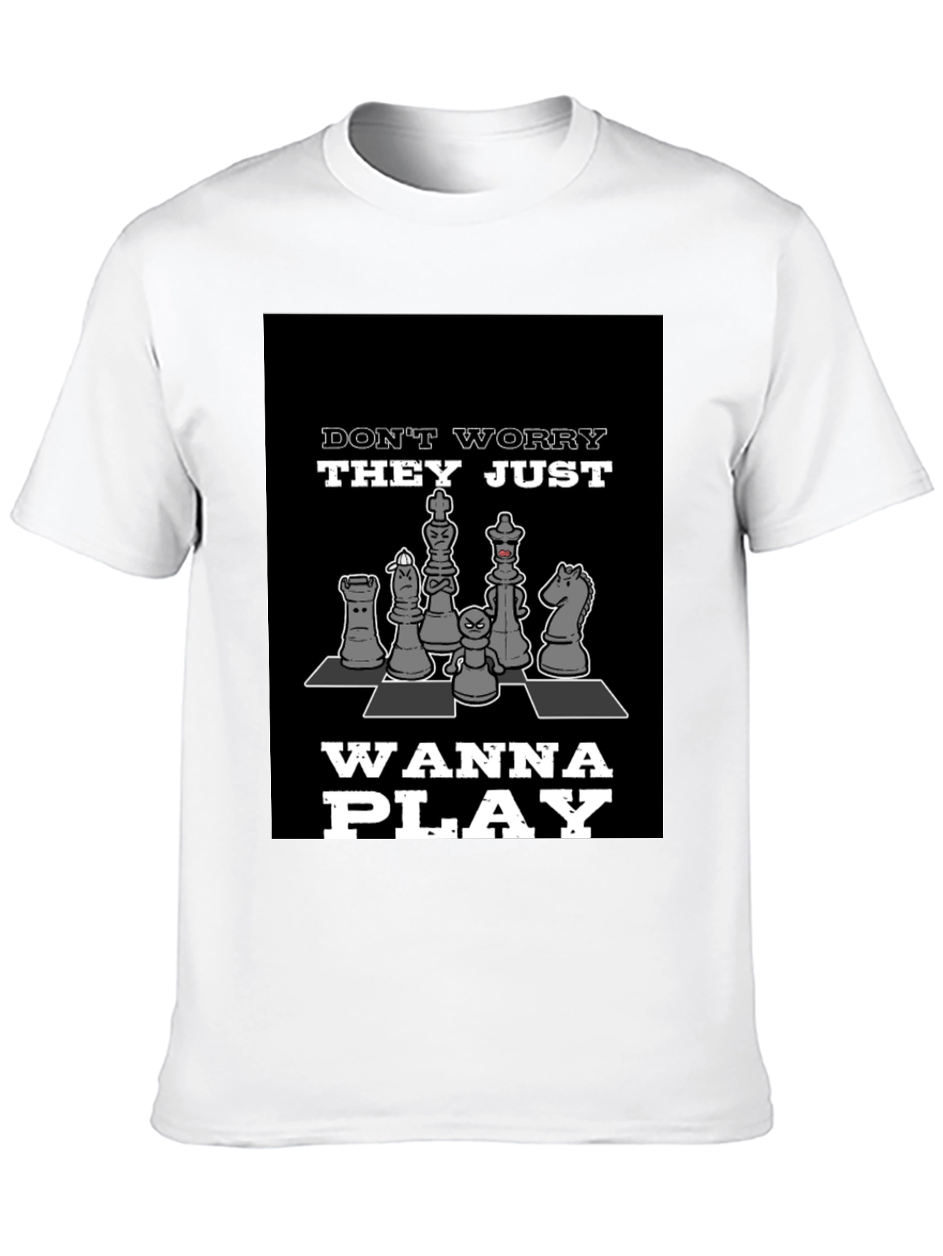 Chess Piece Playful Graphic T-Shirt