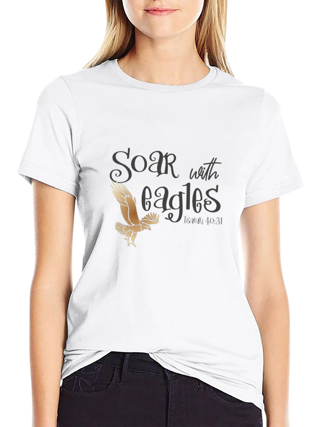 Soar With Eagles Graphic T-Shirt - Isaiah 40:31