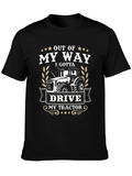 Out Of My Way Tractor Graphic T-Shirt