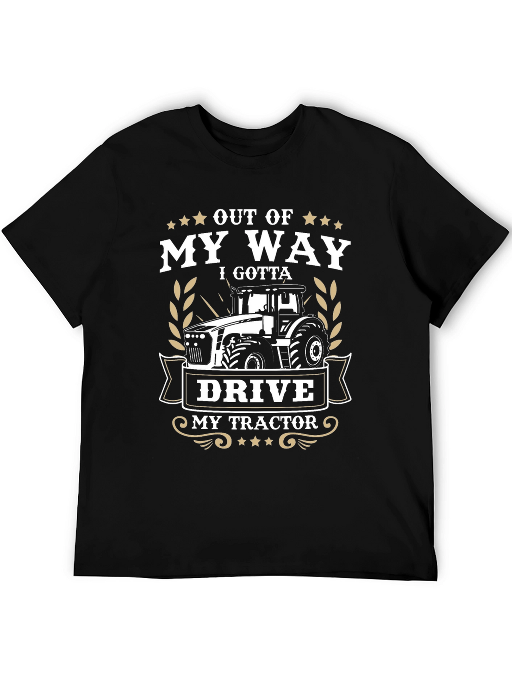 Out Of My Way Tractor Graphic T-Shirt