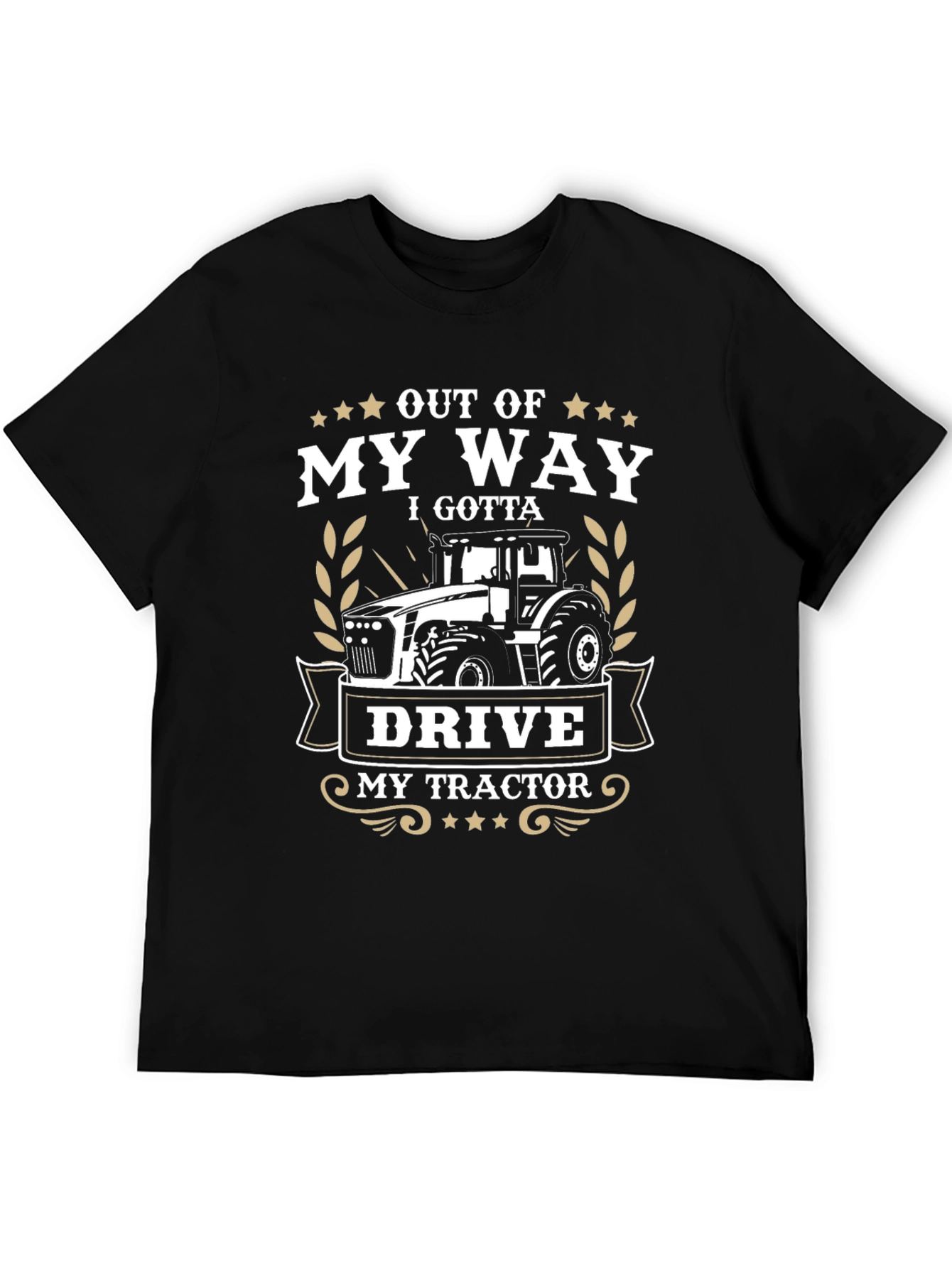 Out Of My Way Tractor Graphic T-Shirt