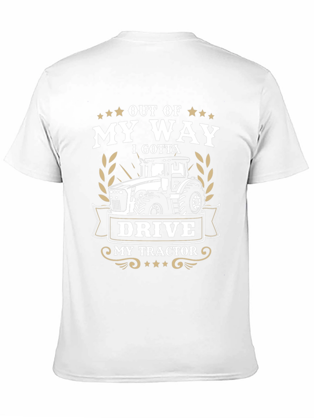 Out Of My Way Tractor Graphic T-Shirt